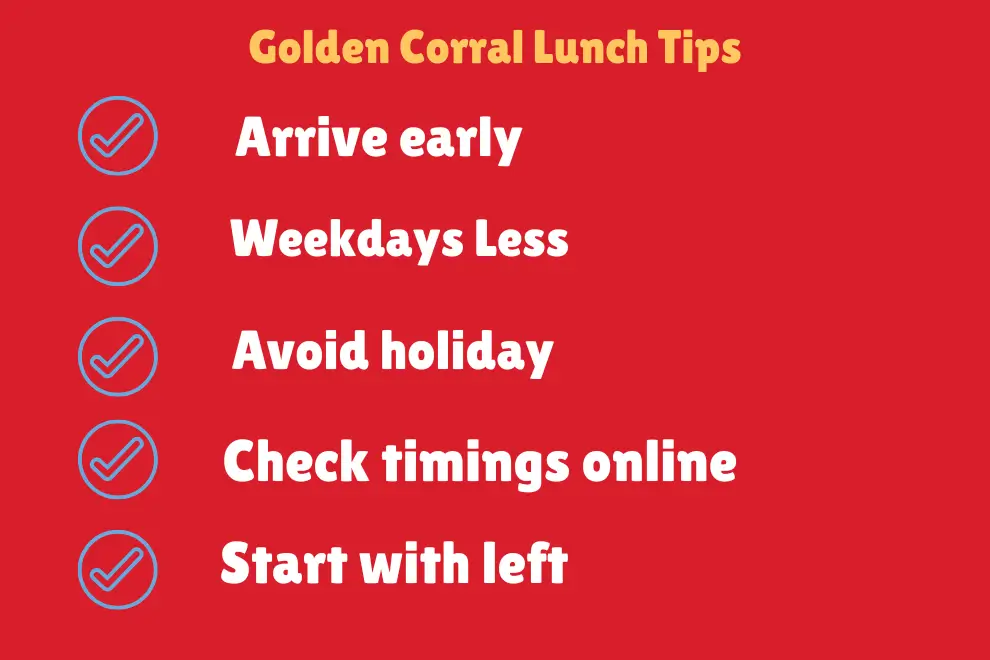 Golden Corral Lunch Hours Tips