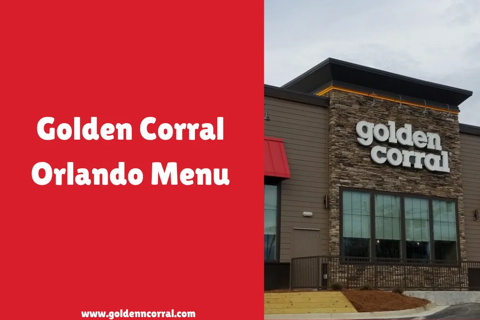 Golden Corral Orlando Menu