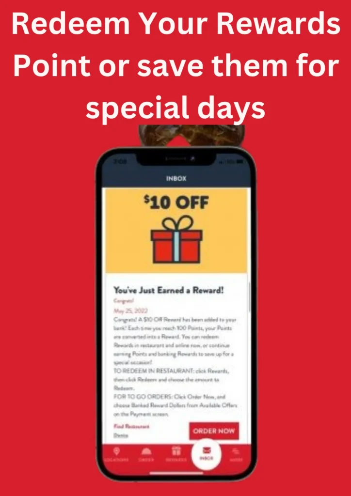 Redeem Your Rewards Point or save them for special days